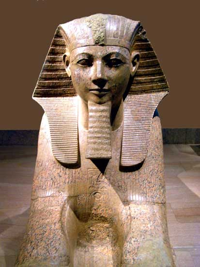 Ancient Egypt And Archaeology Web Site - Hatshepsut As A Sphinx ...